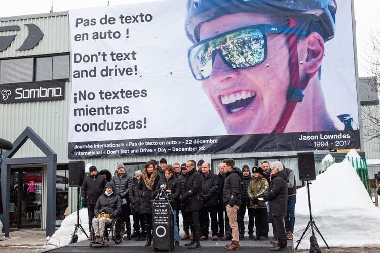 Garneau Don't Text and Drive Campaign