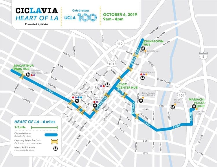 CicLAvia—Heart of LA Celebrating UCLA100