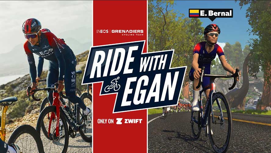 Egan Bernal Zwift
