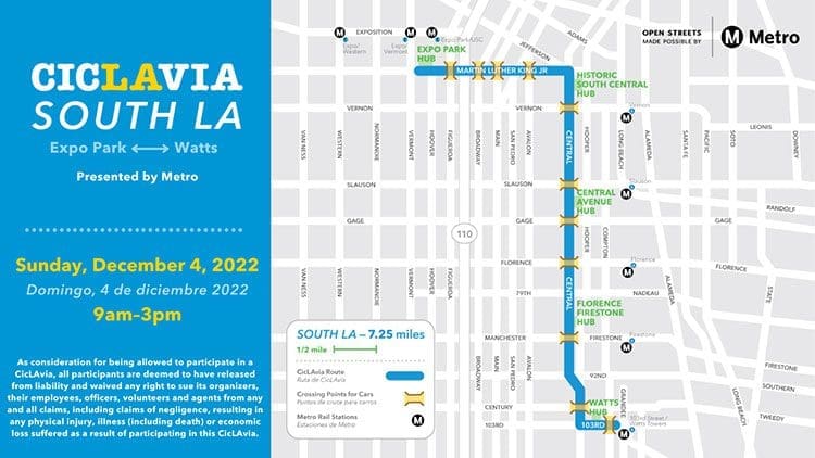CicLAvia-South LA, 7.25 miles of car-free open streets