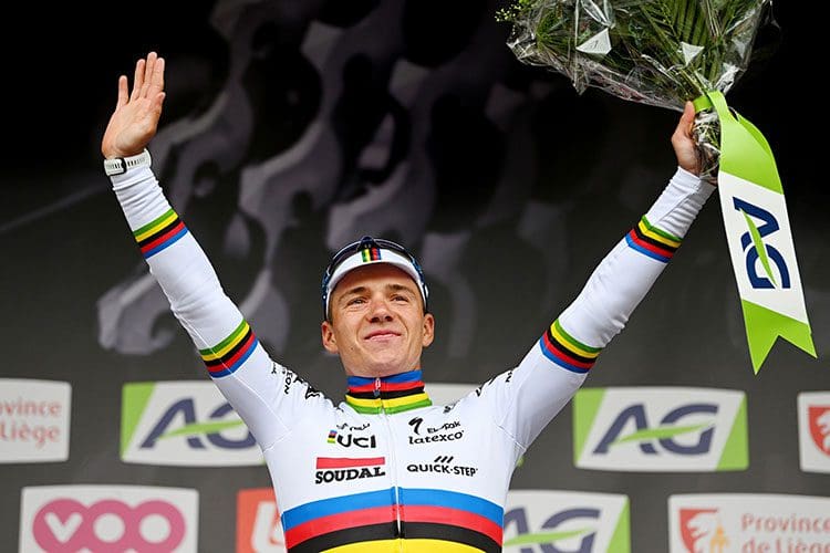 Exclusive video of World Champion Remco Evenepoel's winning cycling’s oldest Monument – Liege Bastogne Liege.