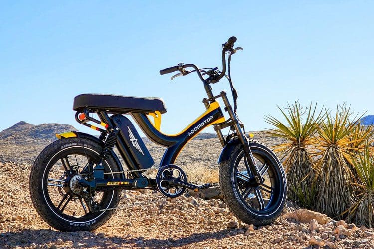 The retro style of e-bikes like the Addmotor Herotan 65x promotes e-biking and the benefits of a healthy mode of transportation.