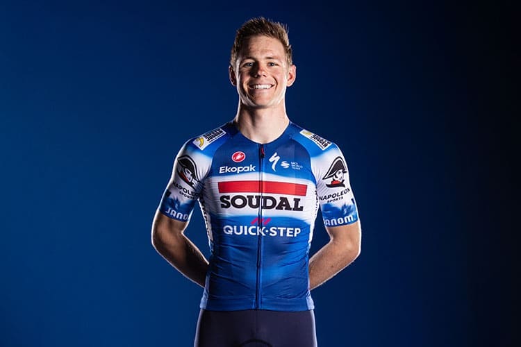 US National Criterium Champion Luke Lamperti is excited to race for the Soudal Quick-Step Team where he is eager to wear the team jersey for the first time at the Challenge Mallorca as he embarks on his inaugural professional season.