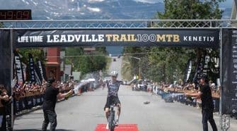 Keegan Swenson battled back from an early puncture to dominate once again, wrapping up his fourth straight Leadville.