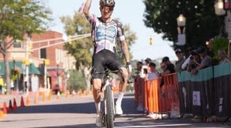 Keegan Swenson all-but wrapped up the 2024 men’s Life Time Grand Prix presented by Mazda by soloing to his fourth victory of the season at the Life Time Rad Dirt Fest, while Lauren De Crescenzo defended her women’s title in Trinidad after an incredible long-range attack.