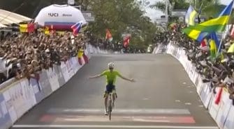 Relive the intense action of the 2025 UCI Road World Championships as riders conquer the demanding course in Kigali, Rwanda.