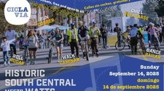 Join us for CicLAvia Historic South Central on September 14, 2025. Experience 6.25 miles of car-free streets in Los Angeles.