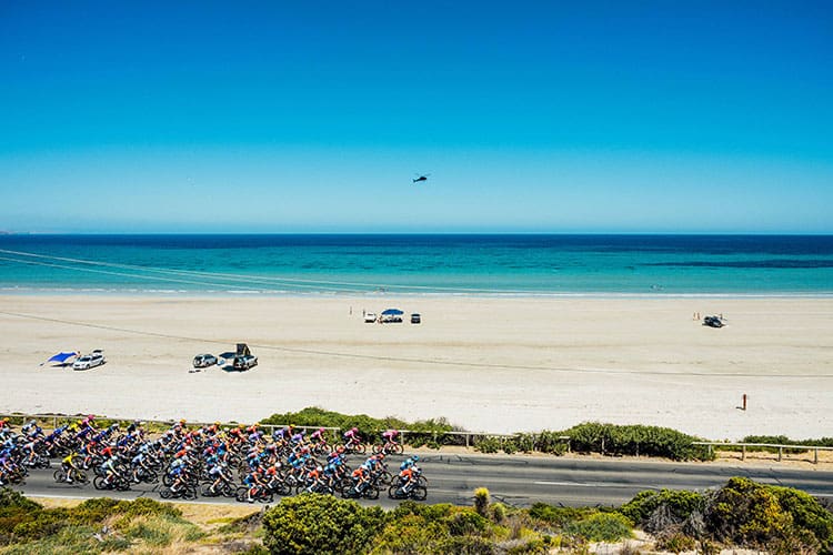 Ally Wollaston shines at the Santos Tour Down Under Women's Race, securing the Ochre Leader's Jersey and a key stage victory.
